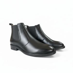 Black premium Chelsea boots for men with sleek design and comfortable fit