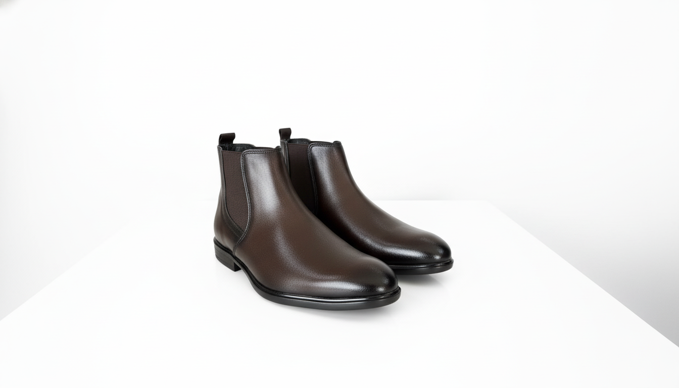 Brown Chelsea Boots for Men Stylish Leather Boots